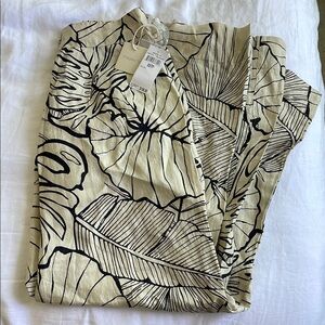 Magaschoni Tropical Linen Pants NWT